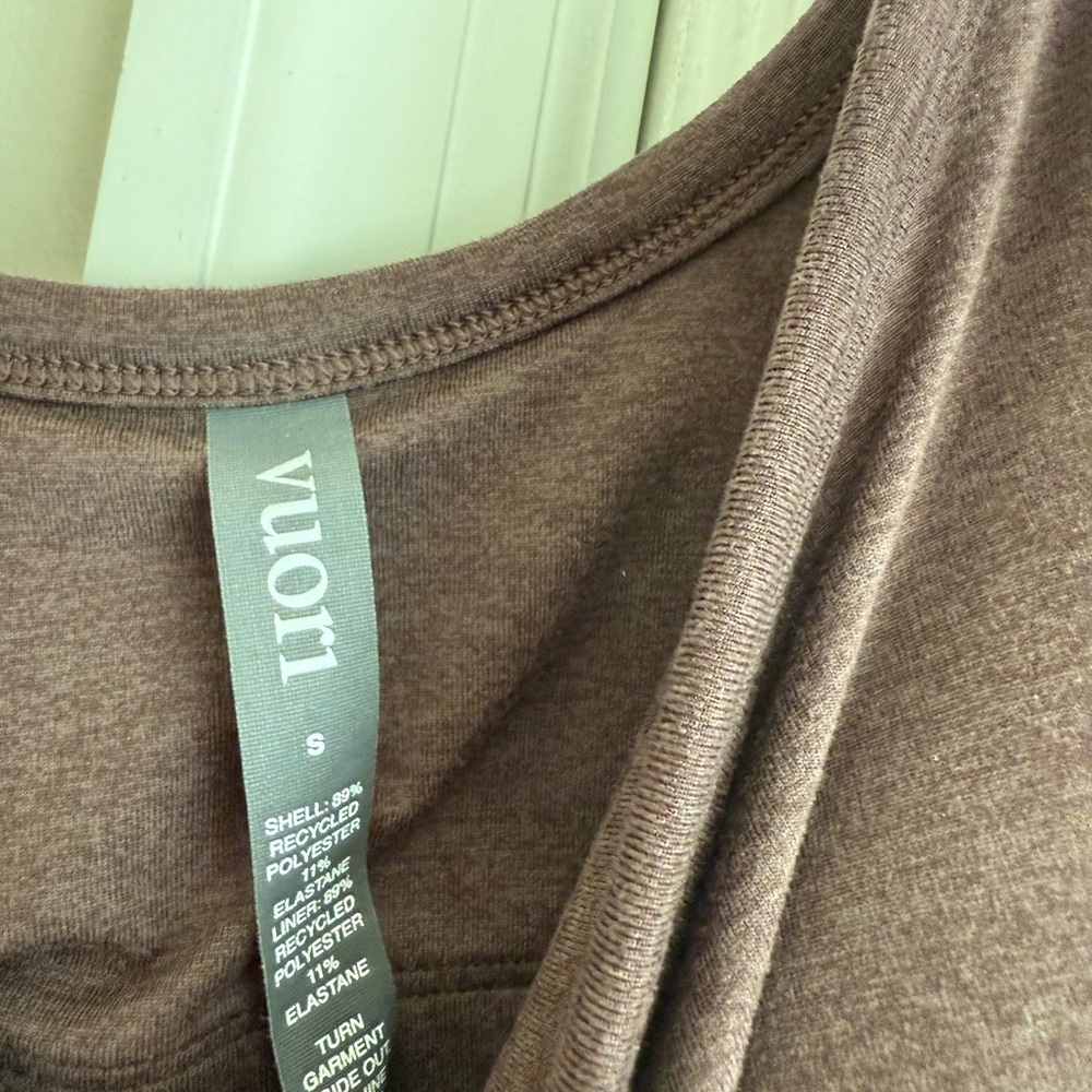 Vuori Chocolate Sleeveless Midi Dress - Picture 3 of 4